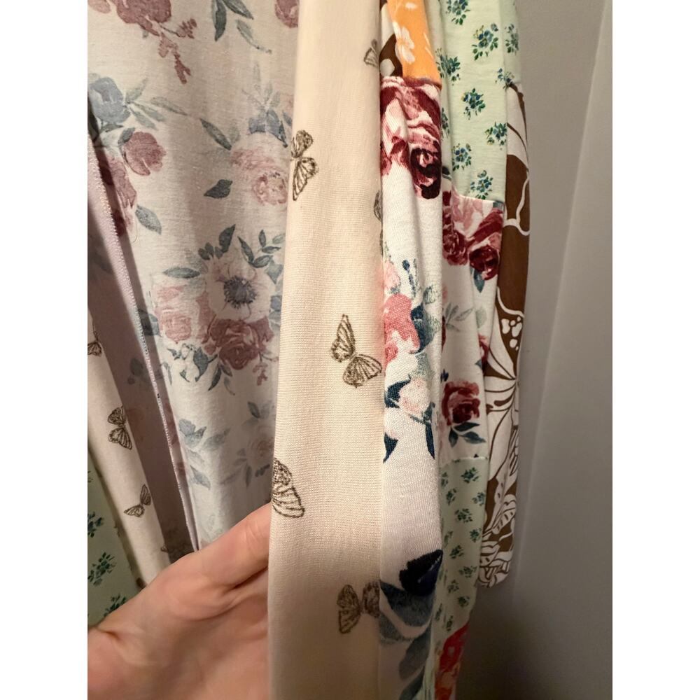 Floral duster handmade patchwork - Picture 4 of 9